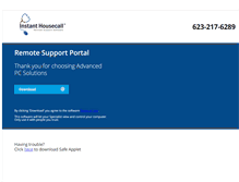 Tablet Screenshot of apcsaz.instanthousecall.com
